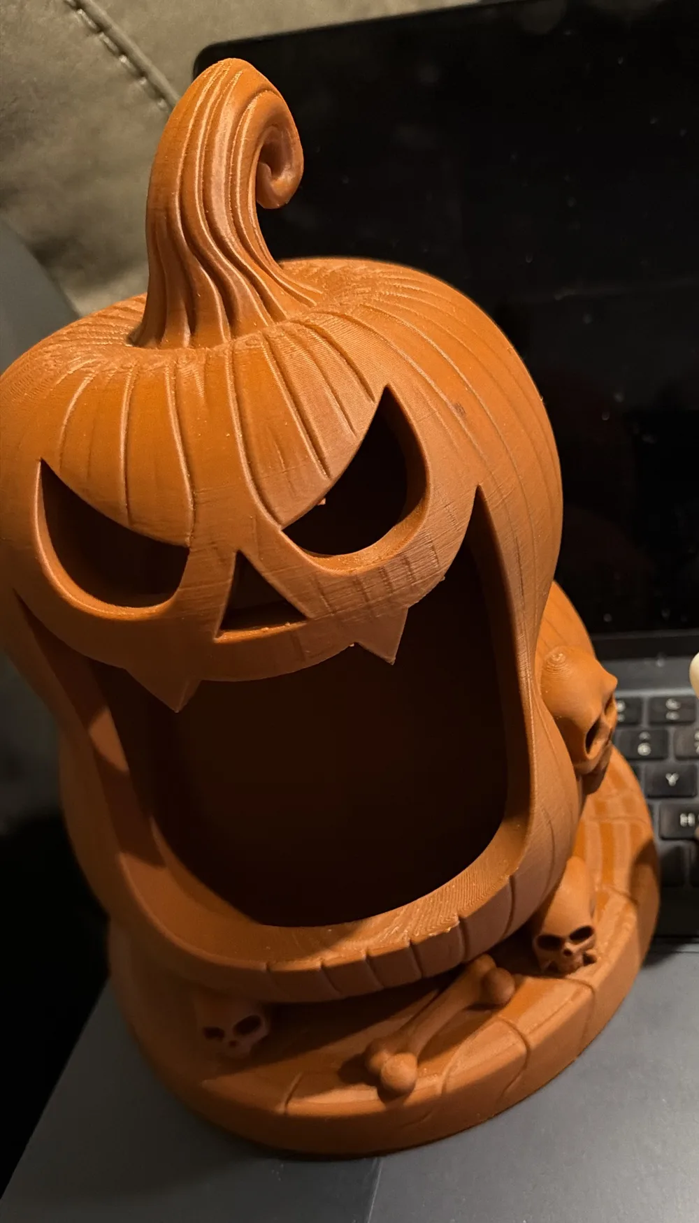 Jack-o'-Lantern Candy Bowl — view 2